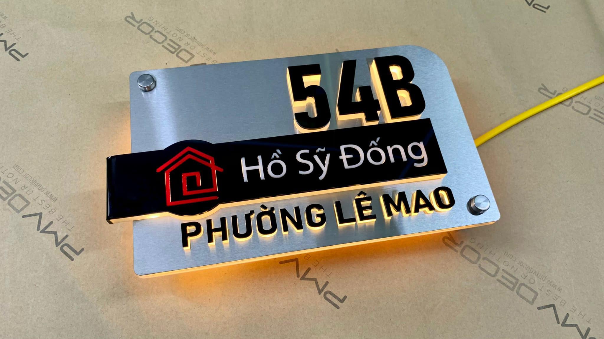 Làm Biển Số Nhà Tại Quảng Trị - Làm Bảng Số Nhà Giá Rẻ - Quảng Cáo Đại Thắng